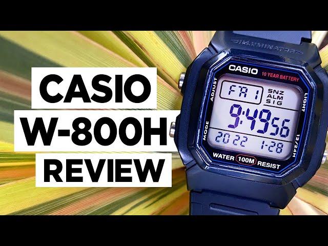 #CASIO W-800H DIGITAL WATCH Review - Is this the best feature packed Casio watch for £20?