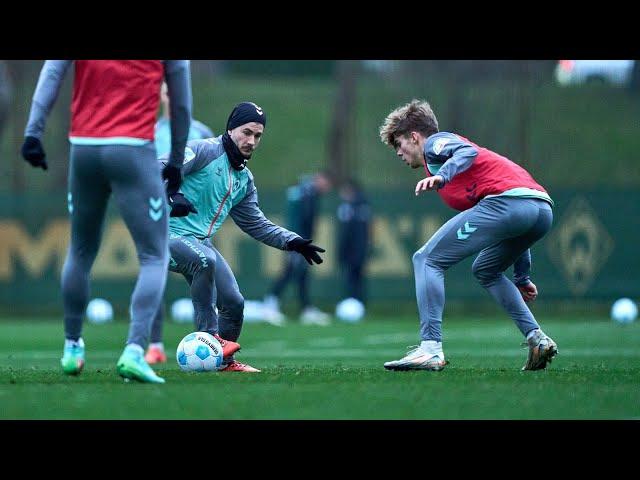 Schmid-Treffer und Kleinfeld-Spiele: So lief das Werder Bremen-Training vor Union Berlin