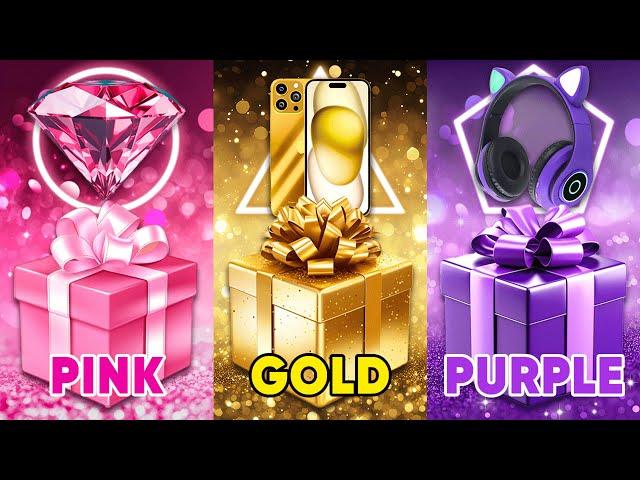 Choose Your Gift!  PINK, GOLD or PURPLE | Daily Quiz