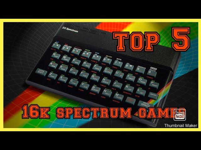 TOP 5 ZX SPECTRUM 16K GAMES...DID YOUR FAVOURITE MAKE THE LIST? #top5 #zxspectrum #retrogaming