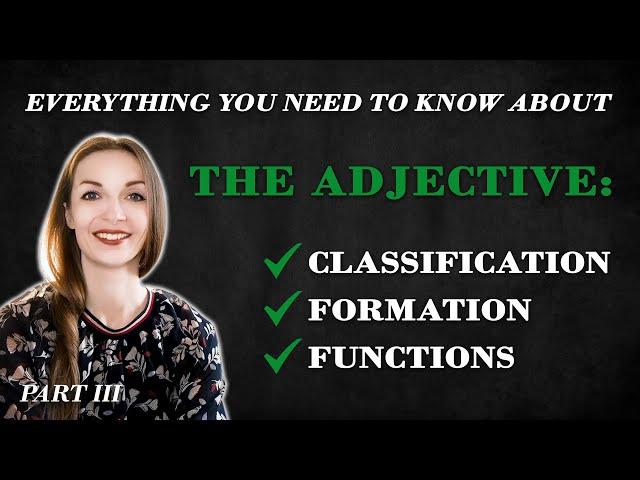 The Adjective // English Grammar Lessons