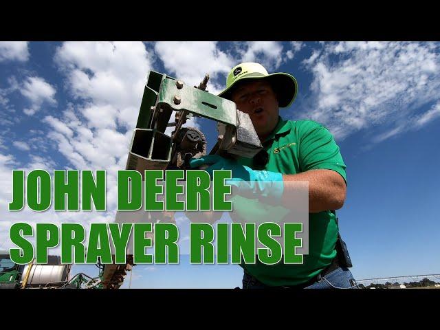 Sprayer Maintenance: How To Properly Rinse a John Deere Sprayer