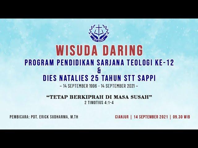 UPACARA WISUDA KE-12 STT SAPPI