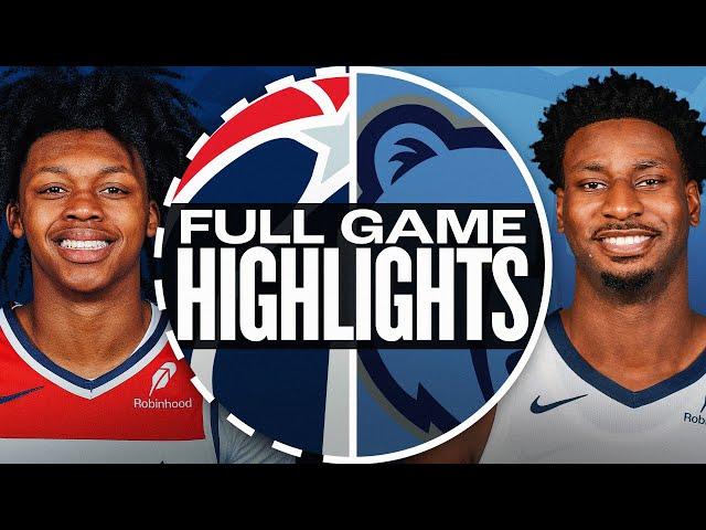 WIZARDS at GRIZZLIES | FULL GAME HIGHLIGHTS | November 8, 2024