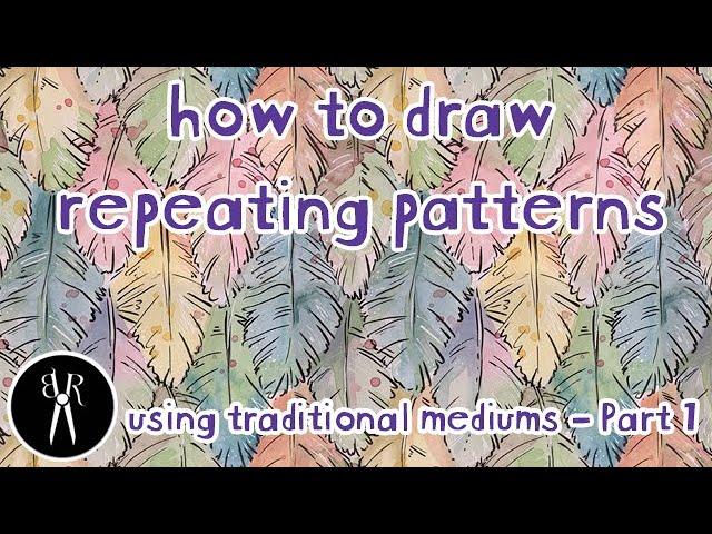 HOW TO - Draw a Repeating Pattern Tutorial - Part 1