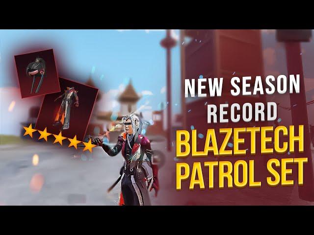 New SEASON RECORD With BLAZETECH Patrol Set / Neon Assassins Power #pubgmobile