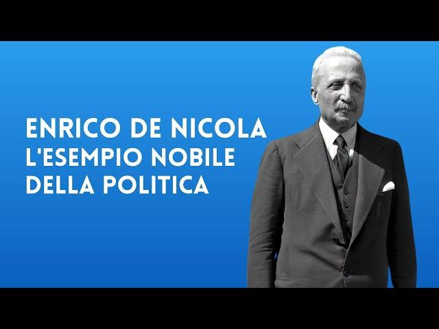 Enrico De Nicola, storia del primo presidente della Repubblica