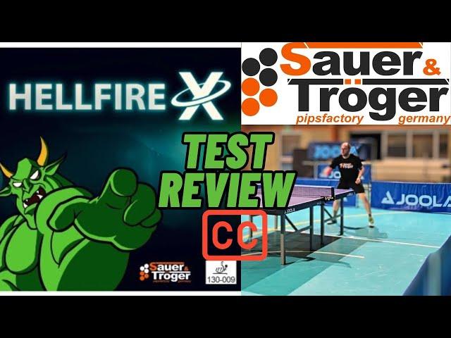 LONG PIPS OX HELLFIRE X BY SAUER & TRÖGER | TEST/REVIEW