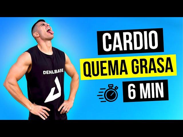 6 Minute Intense Cardio Workout At Home | No Equipment | Fat Burning