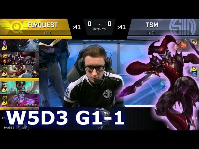 FlyQuest vs TSM Game 1 | S7 NA LCS Spring 2017 Week 5 Day 3 | FLY vs TSM G1 W5D3 1080p