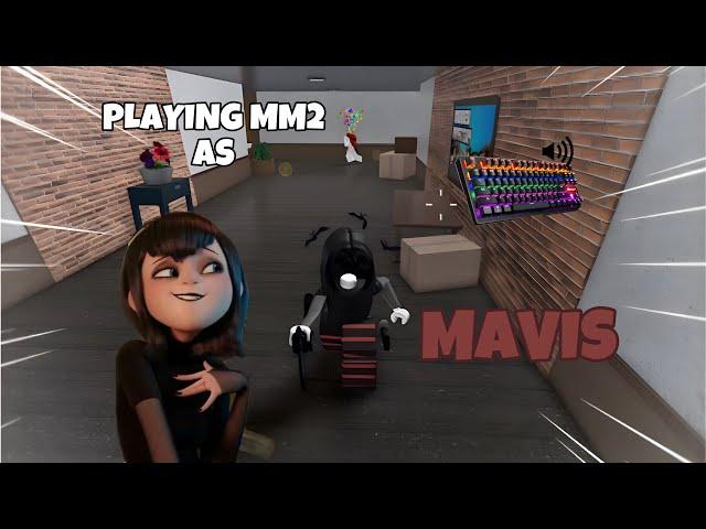 MAVIS DESTROYS TEAMERS IN MM2 + GAMEPLAY (KEYBOARD ASMR)