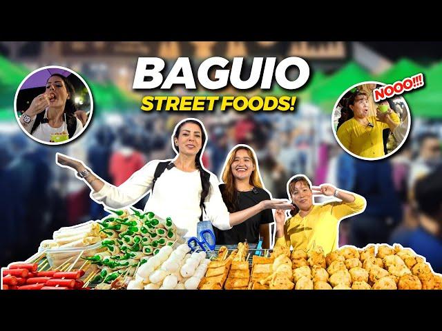 Trying Best STREET FOOD in BAGUIO For The First Time! 