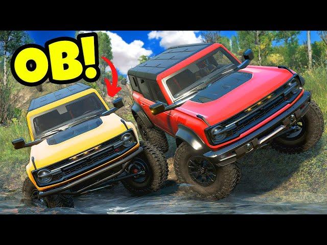 We Drove UPGRADED FORD BRONCOS & CRASHED THEM in Snowrunner Multiplayer Mods!