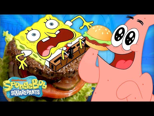 Greatest Food Moments Marathon for 1 HOUR!  | SpongeBob