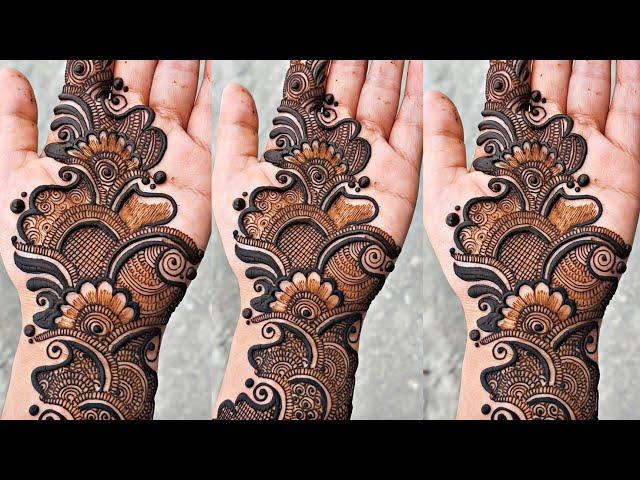 Simple Arabic Mehndi Design 2022 llआसान मेहंदी डिजाइन। । Easiest mehndi design for begginers ll