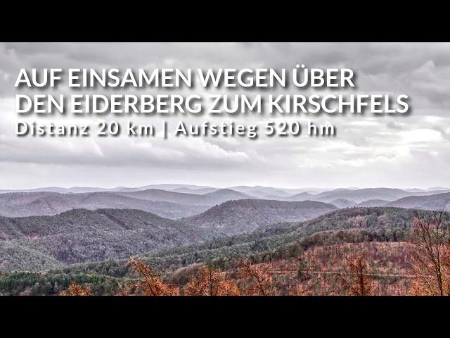 Auf einsamen Wegen über den Eiderberg zum Kirschfels | Wandern in der Pfalz