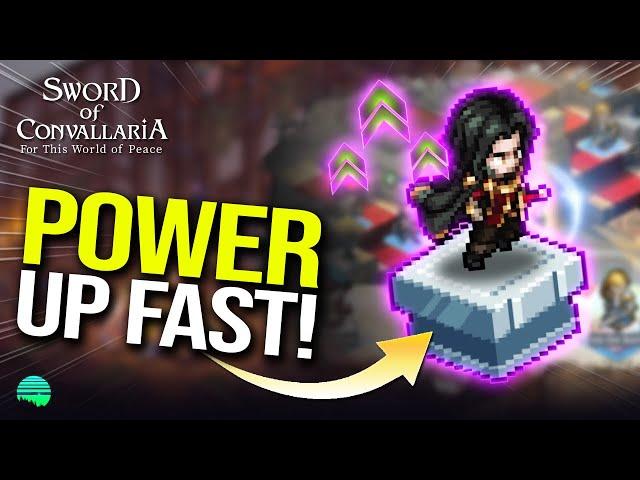 Sword of Convallaria EXTREME POWER LEVELING GUIDE! (Legendary Equip Day 1)