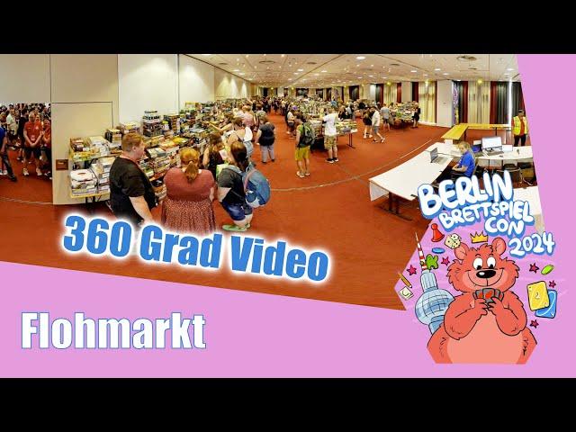 #BerlinCon 2024 - Flohmarkt: Steuere die Kamera selbst! (360 Grad Video)