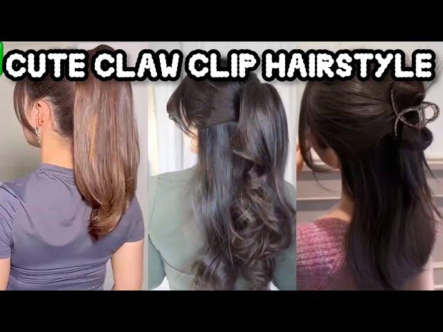 Cute Claw Clip Hairstyle | cute aesthetics hairstyle |thatglamworld