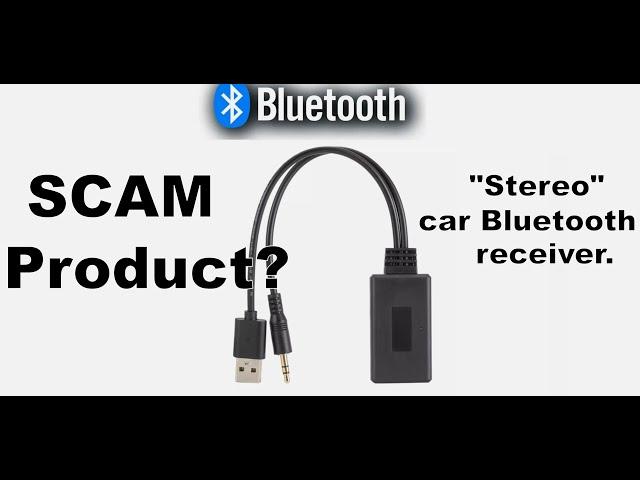 Is this "stereo" bluetooth receiver a scam product?