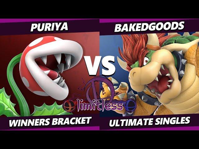 DAT Limitless 2 - Puriya (Piranha Plant) Vs. BakedGoods (Bowser) Smash Ultimate - SSBU