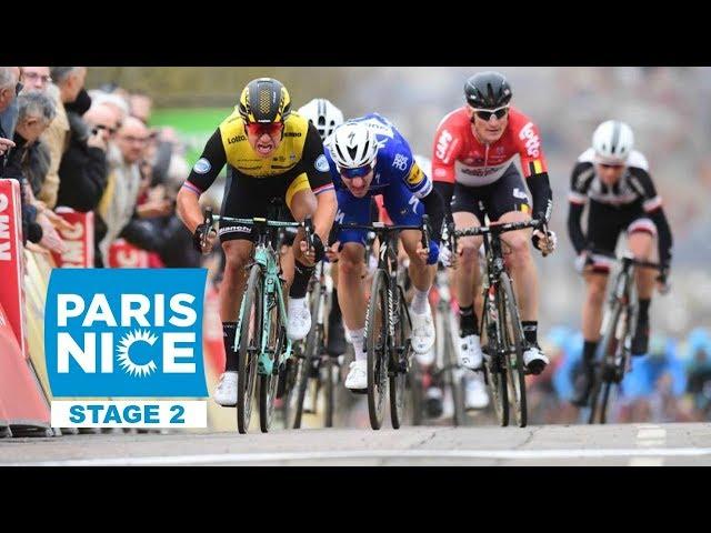 2018 Paris-Nice Stage 2 Recap - Sprint Finish!