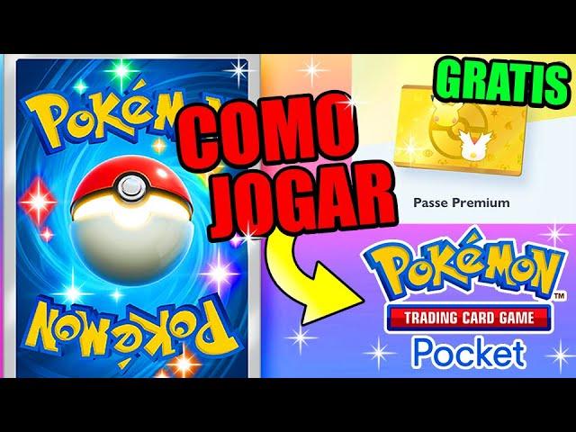 COMO JOGAR POKEMON POCKET E PASSE PREMIUM GRATIS TCG DE GRAÇA