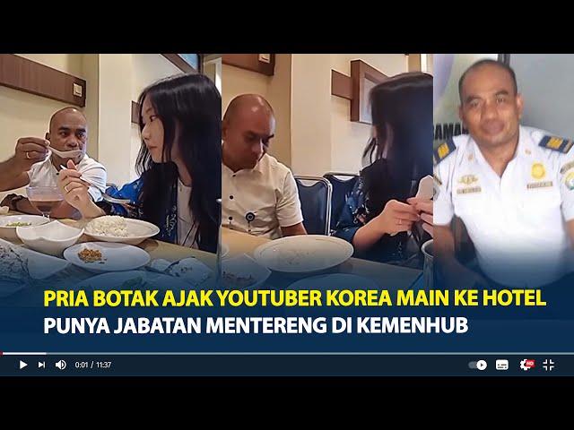 Sosok Pria Botak Viral Ajak Youtuber Korea Main ke Hotel, Punya Jabatan Mentereng di Kemenhub