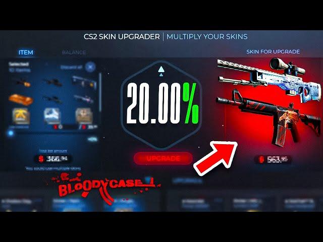 THE MOST EXPENSIVE UPGRADE ON BLOODYCASE, $10,000 UP TO $22,000?? (BLOODYCASE PROMO CODE 2024)