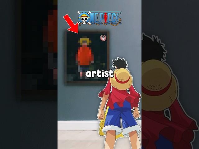 Luffy is a good artist? ️