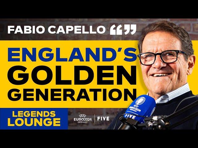 Fabio Capello Exclusive: Sacking Ronaldo at Madrid | Bellingham & Mbappe | England Golden Generation