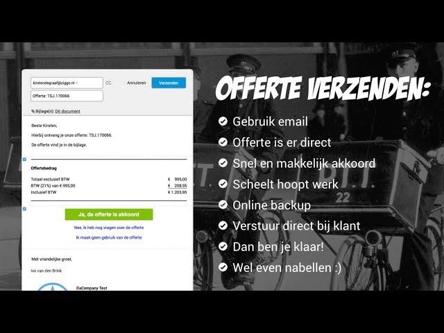 Offerte Training Vakmensen - Een offerte maken en verzenden