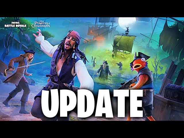 FORTNITE X PIRATES OF THE CARIBBEAN UPDATE Countdown + Gameplay