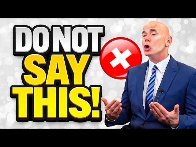 What NOT to SAY in a JOB INTERVIEW! (TOP 10 THINGS to AVOID SAYING in a JOB INTERVIEW!)
