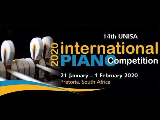 14th Unisa International Piano competition Jazz category  Round 1 Session 3