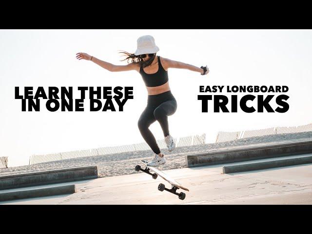 5 EASY Boneless Variation Tricks for Beginner Longboarders