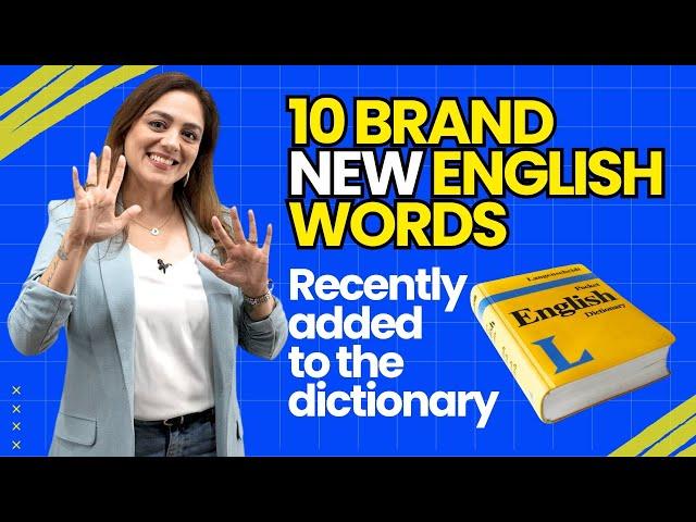 10 Newest English Words Just Added to the Dictionary | Level Up Your English Vocabulary #newwords