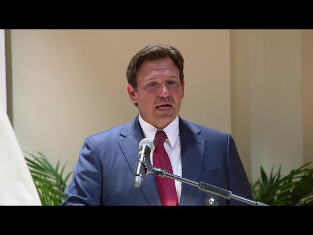 Governor DeSantis at New College of Florida