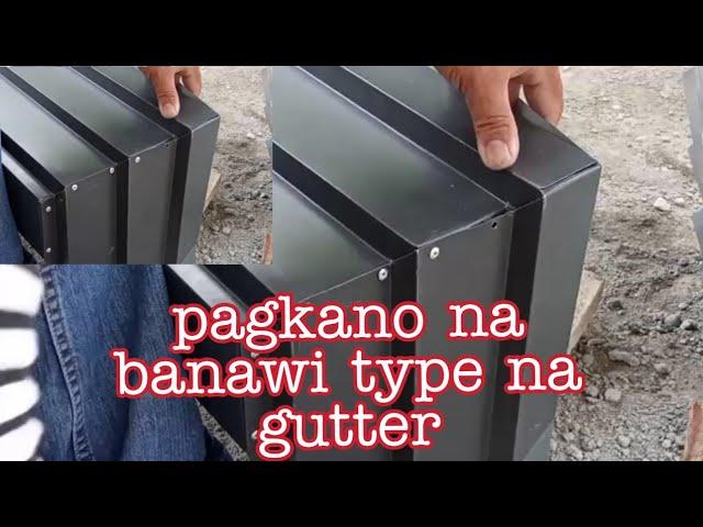 pag kanto nang flashing gutter at bukilya nang gutter..