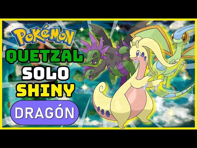 Pokémon Quetzal But I Can Only Use DRAGÓN SHINY Pokémon!? (Not Mega) | Gran Autor.