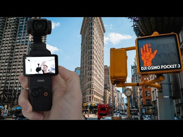 Testing the DJI Osmo Pocket 3 in NYC | Never leaving my camera bag