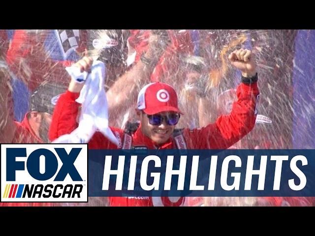 Kyle Larson Dominates in California | 2017 FONTANA | NASCAR on FOX