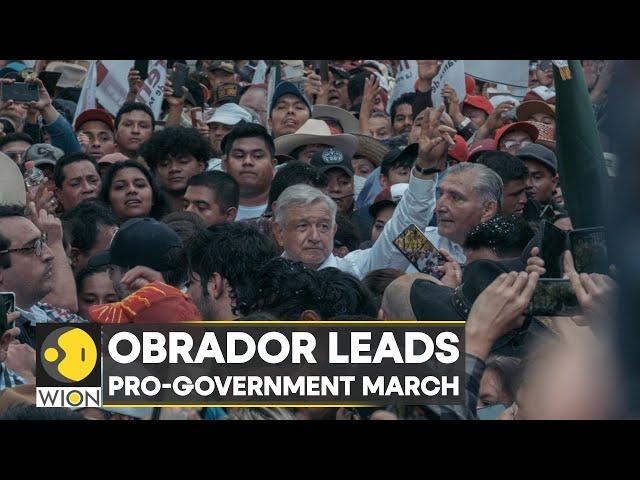 Mexico's President Lopez Obrador leads supporters in march through capital | International News