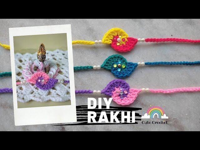 Easy DIY Crochet Rakhi || Handmade Rakhi and Friendship Band at home