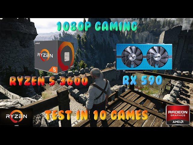 Ryzen 5 3600 + RX 590 8Gb GME in 2020? | 1080p Gaming | Benchmark, FPS Test | Test in 10 Games 2020