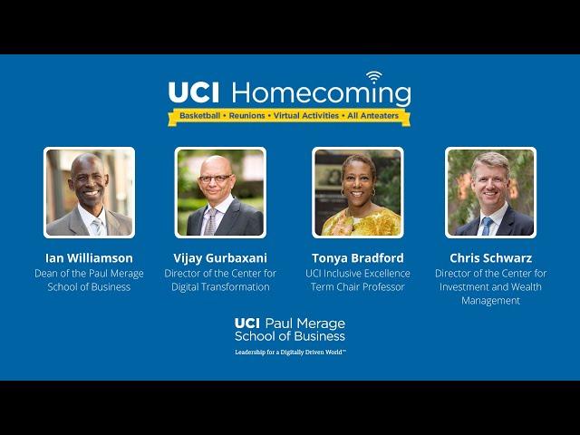 UCI Homecoming | UCI Paul Merage School of Business Panel