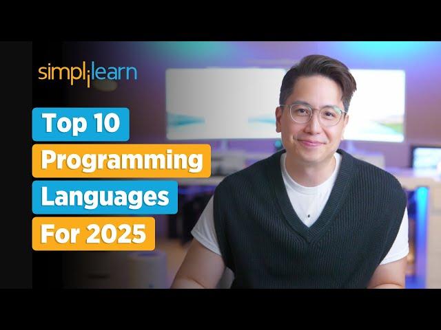 Top 10 Programming Languages For 2025 | High Paying Programming Languages For 2025 | Simplilearn