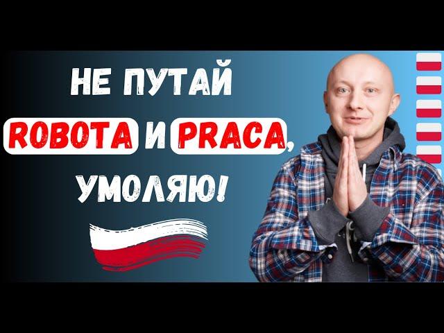  В чем разница между PRACA и ROBOTA? Польский язык с носителем