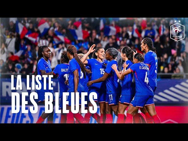 Les 30 Bleues retenues face au Nigeria et l'Espagne