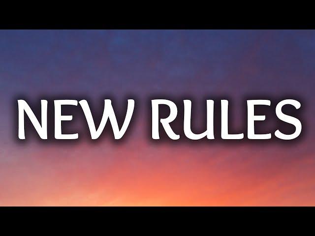 Dua Lipa ‒ New Rules (Lyrics) 